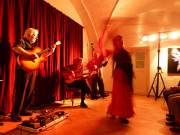 Spanischer Abend: Flamenco-Tnzerin Celia Rojas im Schloss Pudagla.