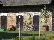 Usedomer Hinterland: Stall in Warthe-Ausbau auf dem Lieper Winkel.