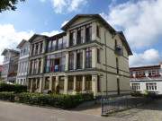 Kaiserbad Ahlbeck auf Usedom: Villen an der Strandpromenade.