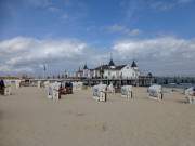 Wahrzeichen der Insel Usedom: Seebrcke des Ostseebades Ahlbeck.