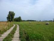 Heumahd auf der Insel Grmitz: Eiland im Achterwasser.