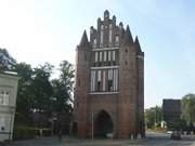 Mittelalterliches Stadttor in der Altstadt von Friedland.