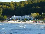 Ostseestrand im Abendlicht: Ostseebad Binz auf Rgen.