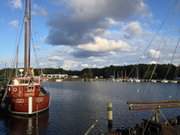 Peenemnder Haken von Usedom: Segelboote im Nordhafen.