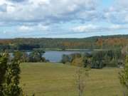 Aussichtsturm bei Alt-Sallenthin: Blick zum Kleinen Krebssee.