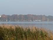 Peenestrom in Richtung Norden: Boddengewsser der Insel Usedom.