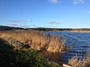 Achterwasser mit Rekordstand: Fischerkisten beginnen fortzuschwimmen.