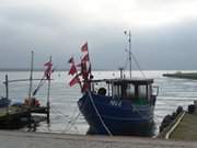 Fischerhafen am Oderhaff: November im Fischerdorf Kamminke.