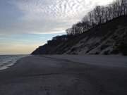 Zwischen den Seebdern ckeritz und Bansin: Ostseestrand am Langen Berg.