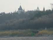 Ostseebad Zinnowitz im Januar: Blick zur Strandpromenade.