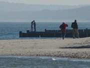 Perfektes Usedom-Wetter: Wanderung am Ostseestrand von Koserow.