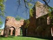 Backsteingotik: Nahe bei Greifswald liegt das Kloster Eldena.