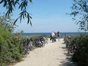 Seebad Zempin auf Usedom: Mit dem Fahrrad an den Ostseestrand.