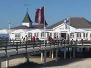 Ostseebad Ahlbeck auf Usedom: Historische Seebrcke des Kaiserbades.