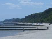 Ostseestrand der Insel Usedom: Blick nach Klpinsee.