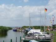 Hafenfest im Seebad Loddin: Bootsfahrt ber das Achterwasser.