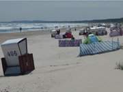 Blick nach Trassenheide und Zinnowitz: Ostseebad Karlshagen auf Usedom.