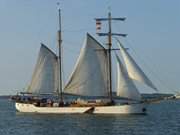 Mit dem Segelschiff ber das Achterwasser: Urlaub auf Usedom.