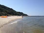 Ostseestrand Richtung Koserow: Perfektes Wetter fr den Urlaub.