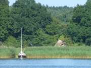 Zwischen ckeritz und Stagnie: Haus am Achterwasser.