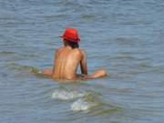 Urlaub auf Usedom: Im Ostseewasser abkhlen.