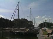 Achterwasserhafen Stagnie: Wassersport auf Usedom.