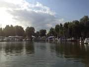 Wassersport auf Usedom: Der Sportboothafen von Stagnie.