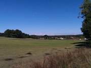 Blick ins Tal: Golfplatz bei Korswandt.