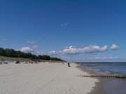 Blick nach Zempin: Ostseestrand im Norden der Insel Usedom.