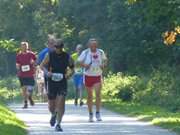 Halbzeit in der Inselmitte: Usedom-Marathon am Klpinsee.