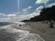 Ostsee, Mwen, Sandstrand: Fotografieren am Ostseestrand.