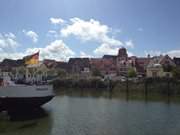 Wolgast, das "Tor zur Insel Usedom": Altstadt am Peenestrom.