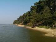 Strand am Peenestrom: Usedomer Halbinsel Gnitz.