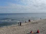 Sandstrand an der Ostsee: Zwischen Zinnowitz und Zempin.