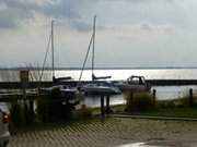 Seebad ckeritz auf Usedom: Der Hafen am Achterwasser.