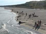 Perfektes Strandwetter im Ostseebad Zinnowitz auf Usedom.