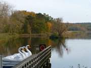 Herbstfarben in der Inselmitte Usedoms: Der Klpinsee.