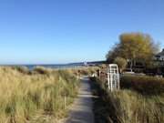 Promenade am Strand: Das Seebad Lubmin am Greifswalder Bodden.