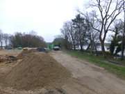 Am Klpinsee: Die neue Strandpromenade des Seebades Loddin wird gebaut.