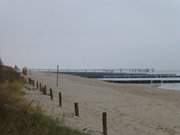 Seebrcke des Ostseebades Koserow: Usedom im Dezember.