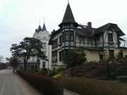 Bderarchitektur auf Usedom: Zinnowitzer Strandpromenade.