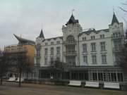 Hotel am Meer: Strandpromenade von Zinnowitz im Dezember.