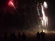 Feuerwerk am Meer: Jahreswechsel auf der Insel Usedom.