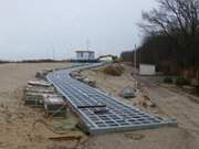 Dnenweg der neuen Strandpromenade von Klpinsee.