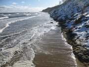 Hochwasser zwischen Stubbenfelde und ckeritz: Steilkstenfu.