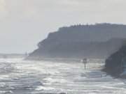 Rettungsturm im Meer: Der Ostseestrand von ckeritz.