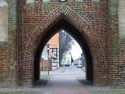 Frhgotik: "Anklamer Tor" in der Stadt Usedom.