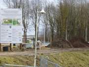 Promenadenplatz am Klpinsee: Die Strandpromenade entsteht.