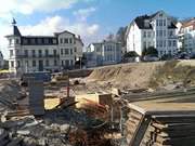 Baumaterial: Strandpromenade des Ostseebades Bansin.