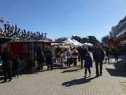 Karfreitag auf Usedom: Ostermarkt in Zinnowitz.